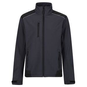 Regatta Mens Casual Sandstom Workwear Softshell Zip up Work Jacket /Coat / Seal
